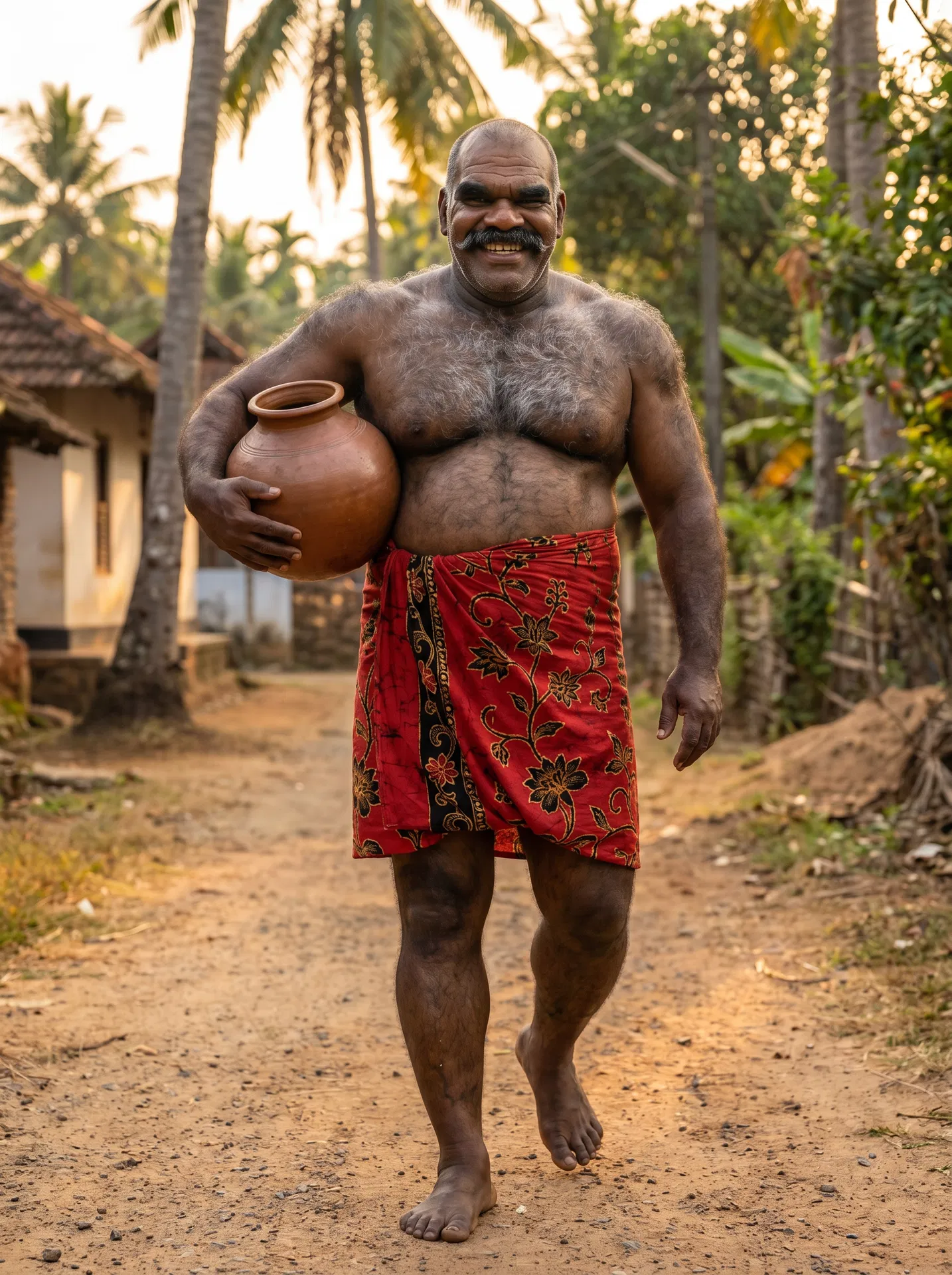 Scarlet Floral — Village Path