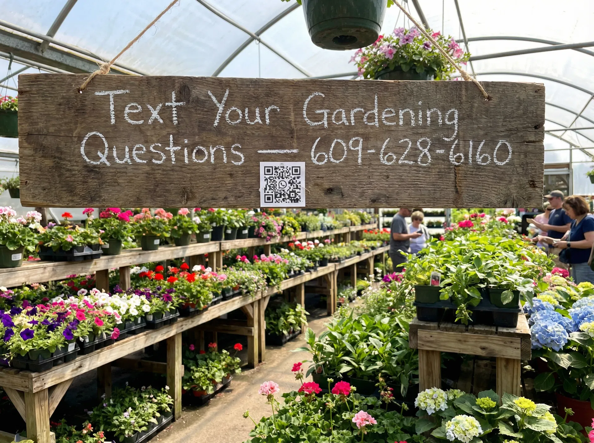 Growers Coach sign at a nursery