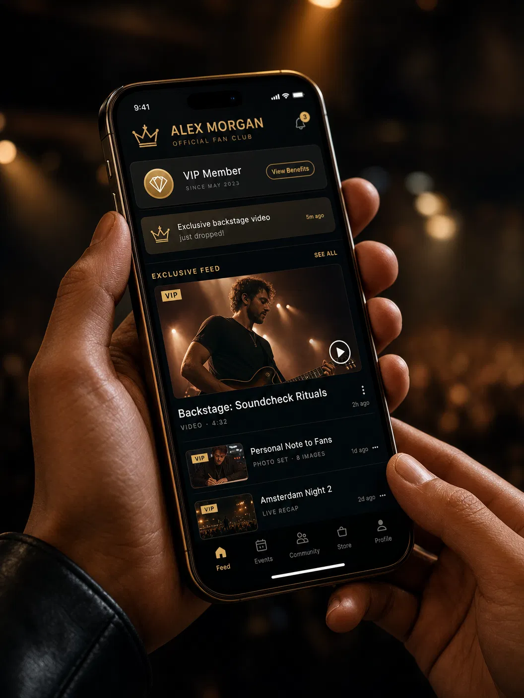Fan Club mobile app