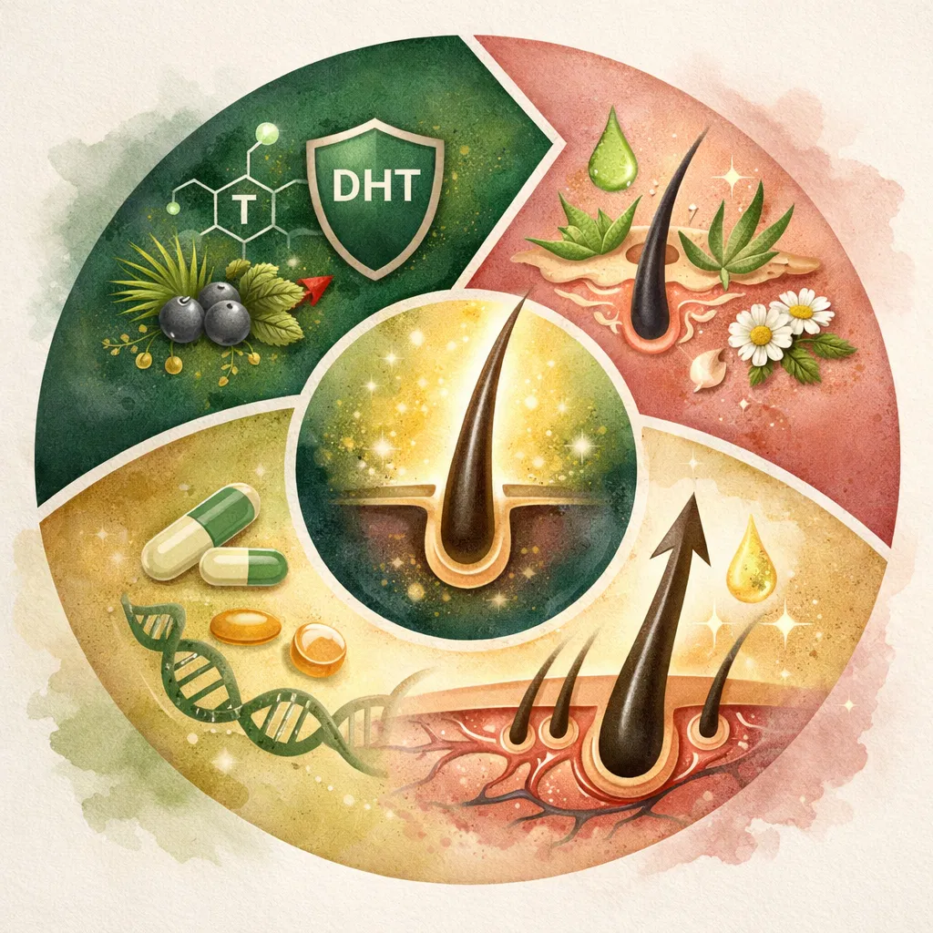 Hairevive Treatment Mechanism - DHT Blocking, Scalp Health, Anagen Prolongation