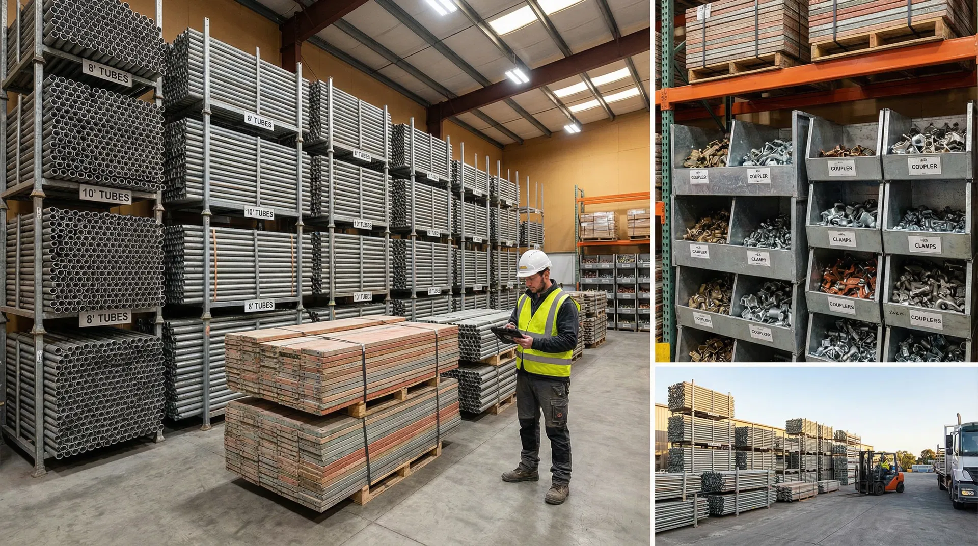 Gestione magazzino ponteggi: come ottimizzare scorte e noleggio