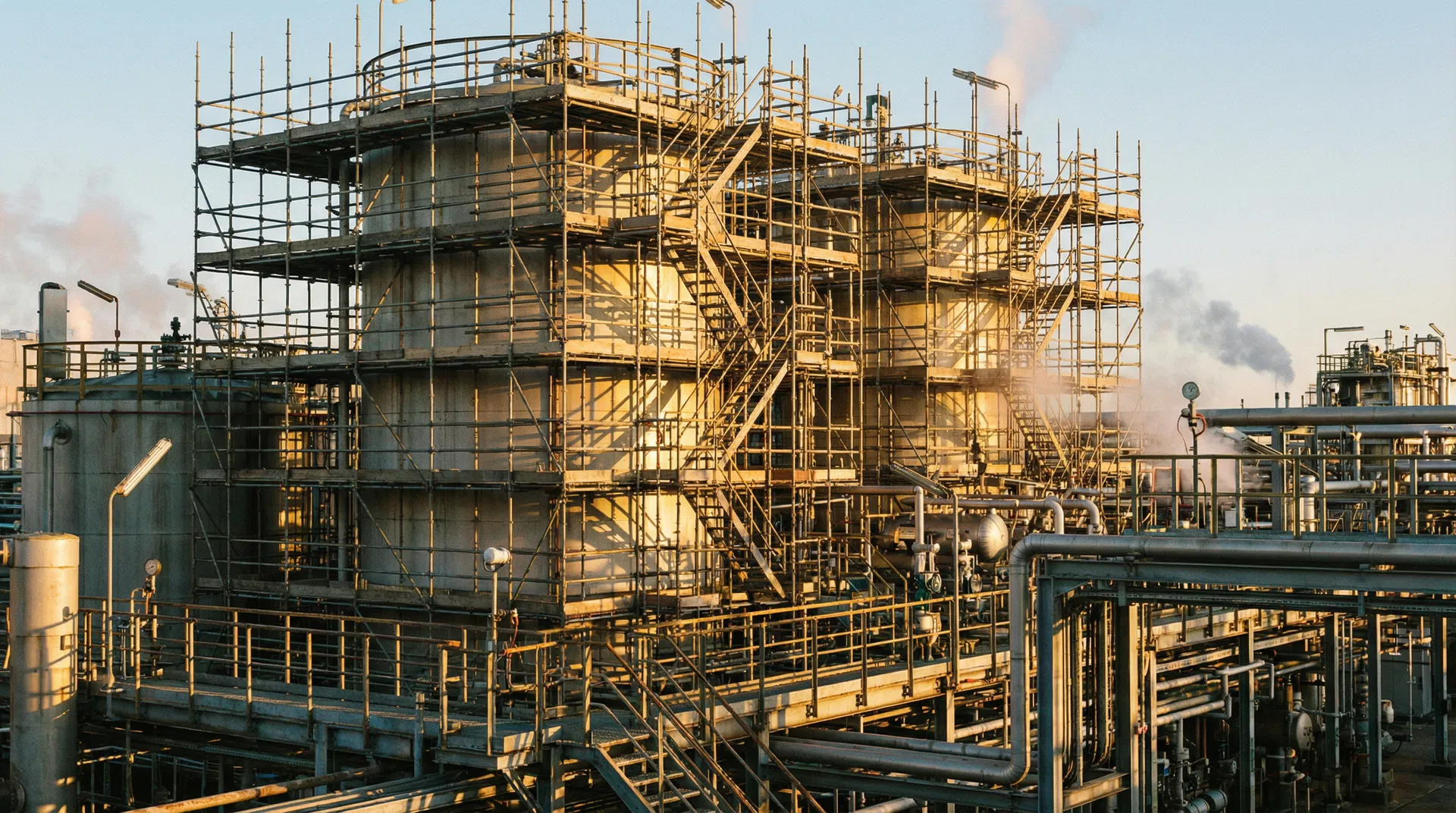 Ponteggi per Impianti Industriali e Petrolchimici: Progettazione e Manutenzione