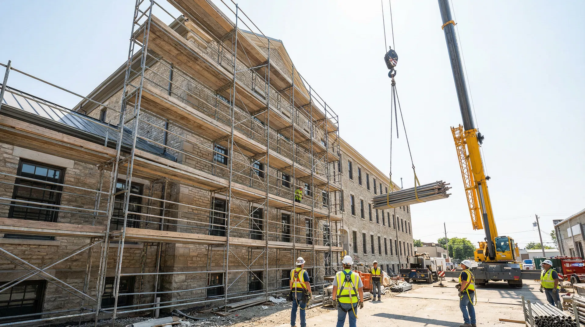 Smontaggio ponteggi: procedure, sequenza e rischi da evitare