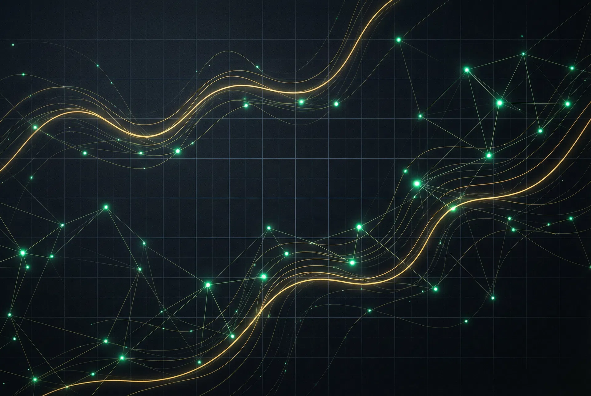 Visualizzazione astratta di dati e grafici per analisi sportiva AI