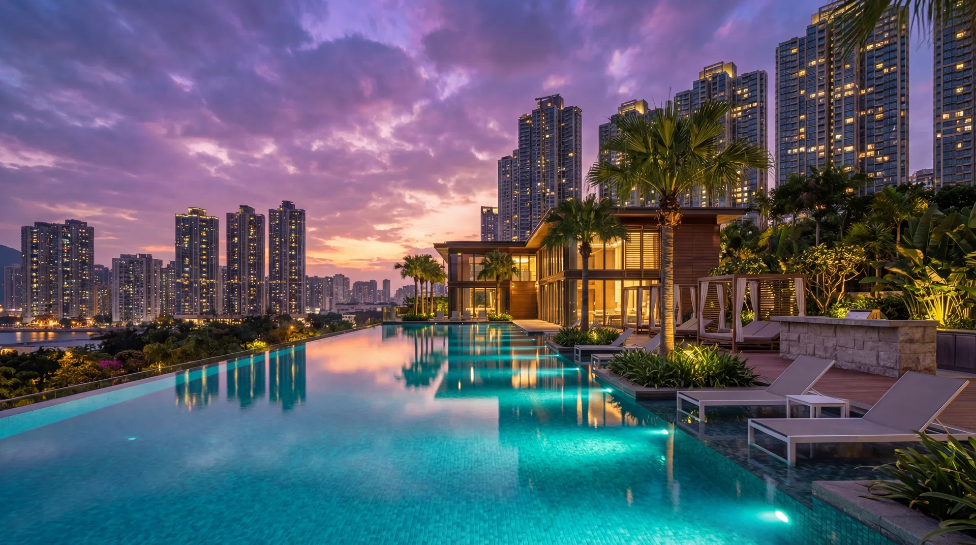 柏傲莊III 會所無邊際泳池