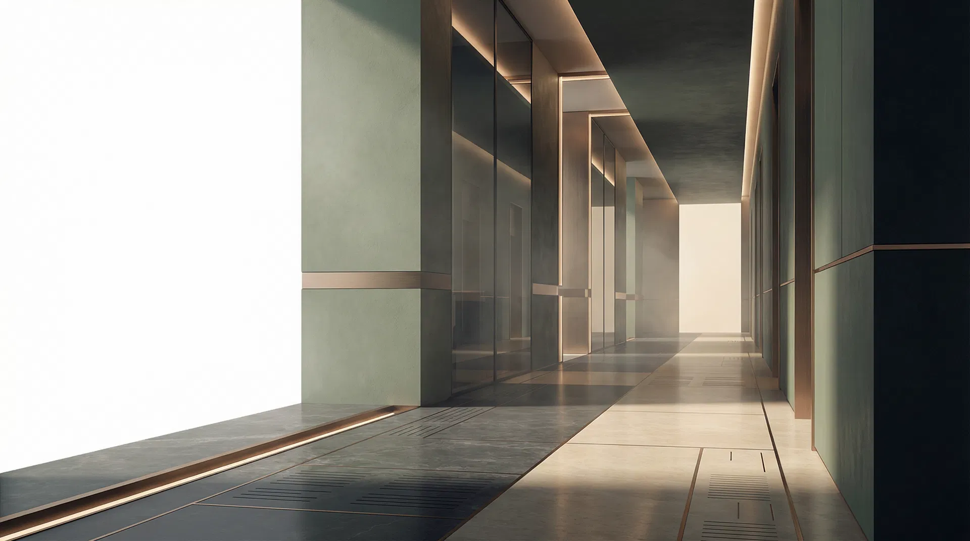 Architectural corridor symbolizing a clear pathway to growth