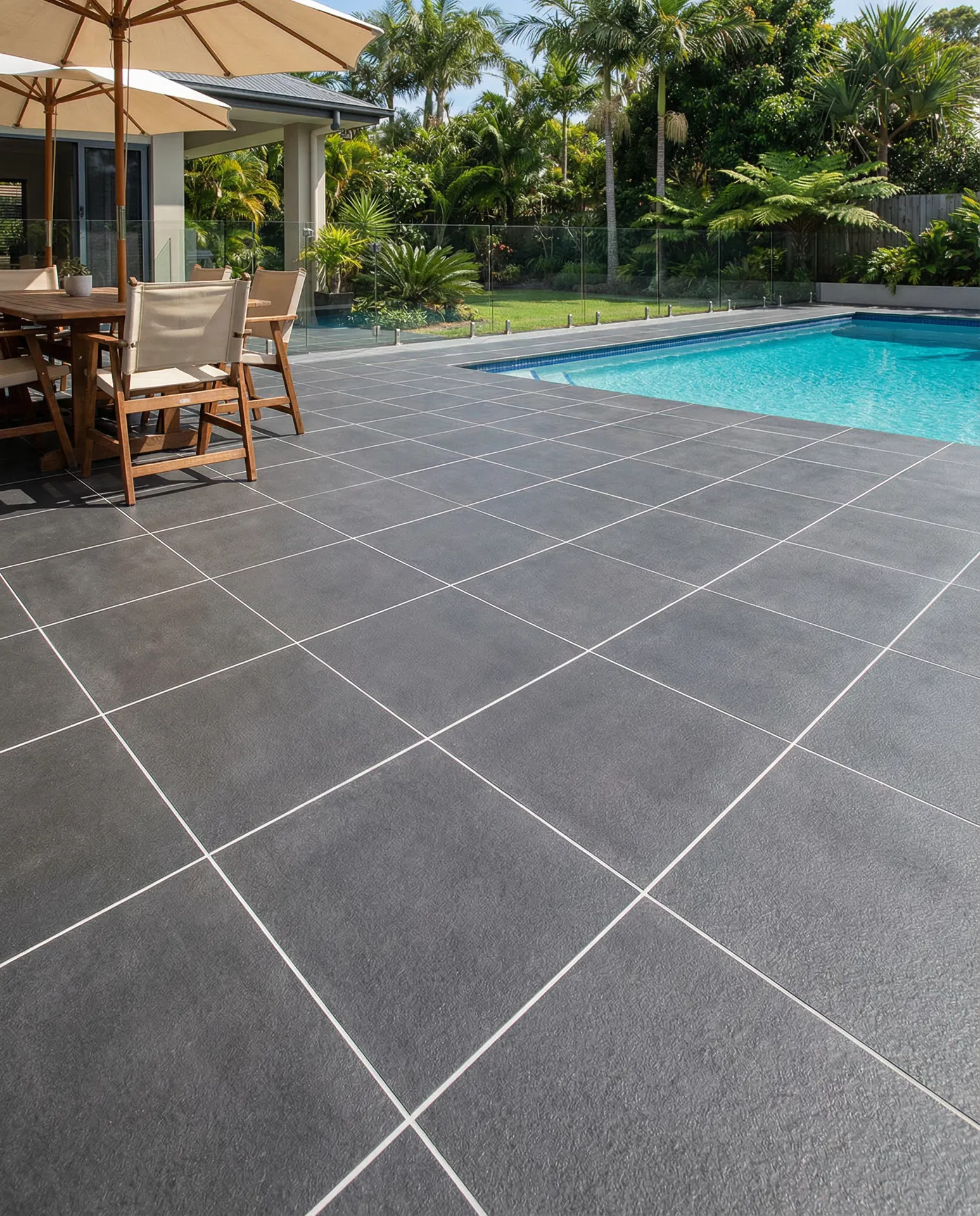 Pool Tile Regrouting