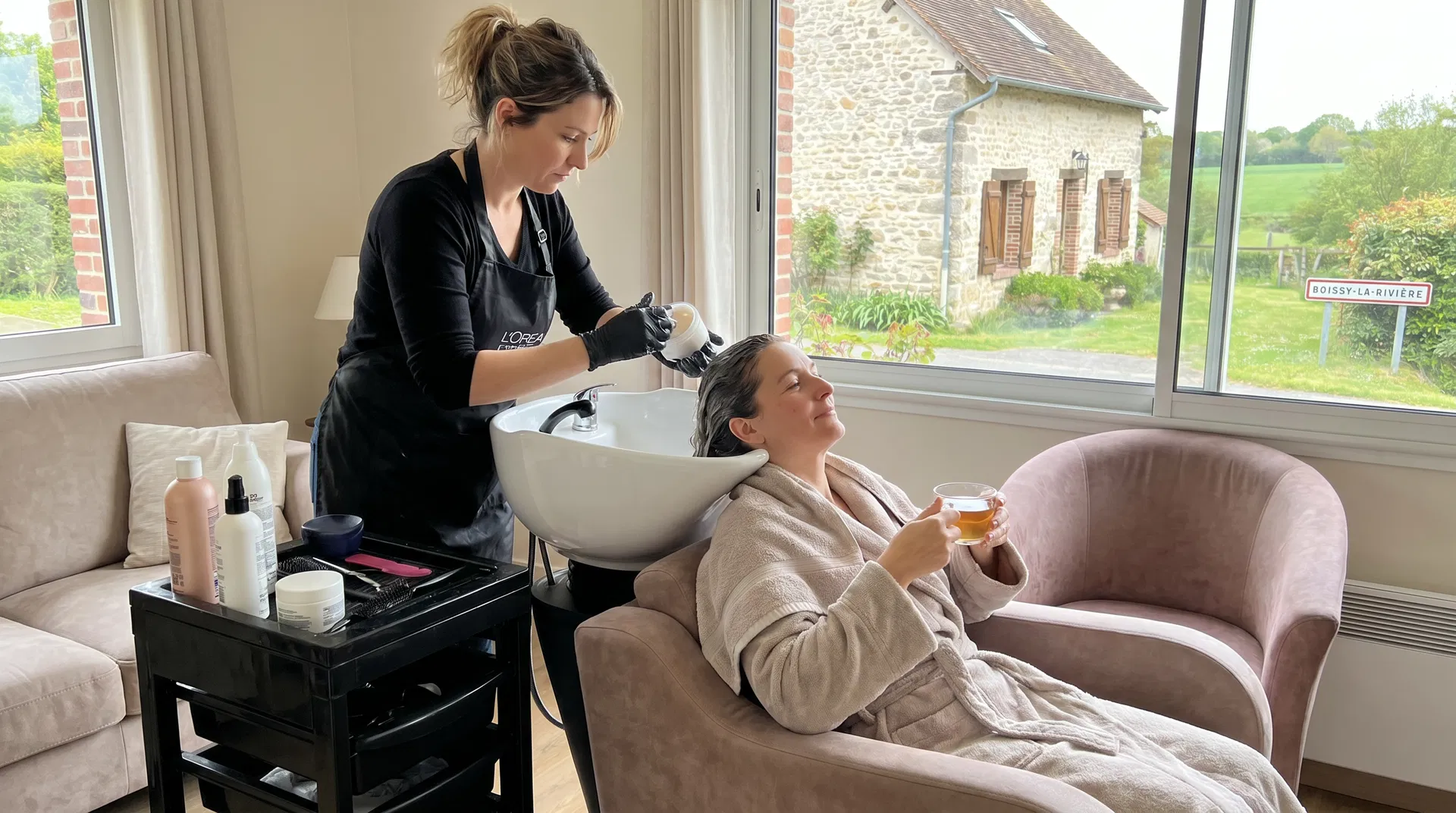 Coiffure a domicile a Boissy-la-Riviere : Soins et relaxation