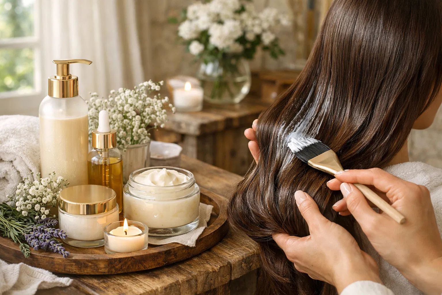 Coiffure à domicile à Itteville : Entretien des cheveux longs