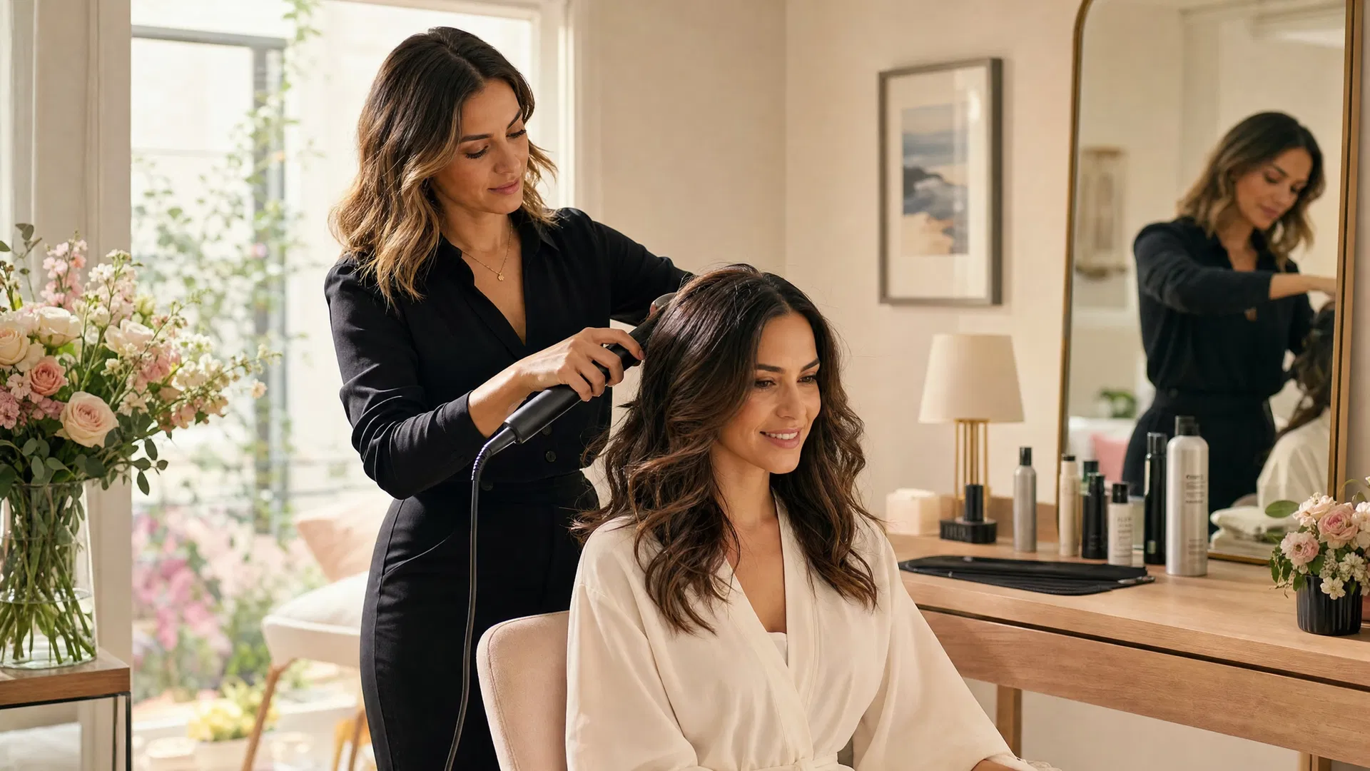 Coiffure à Villeconin : Élégance et confort à domicile