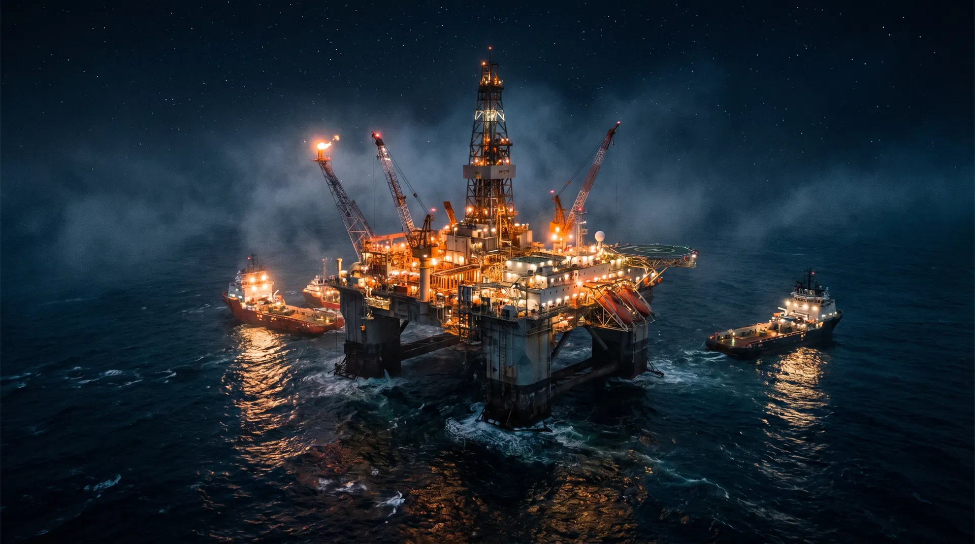 Offshore oil platform