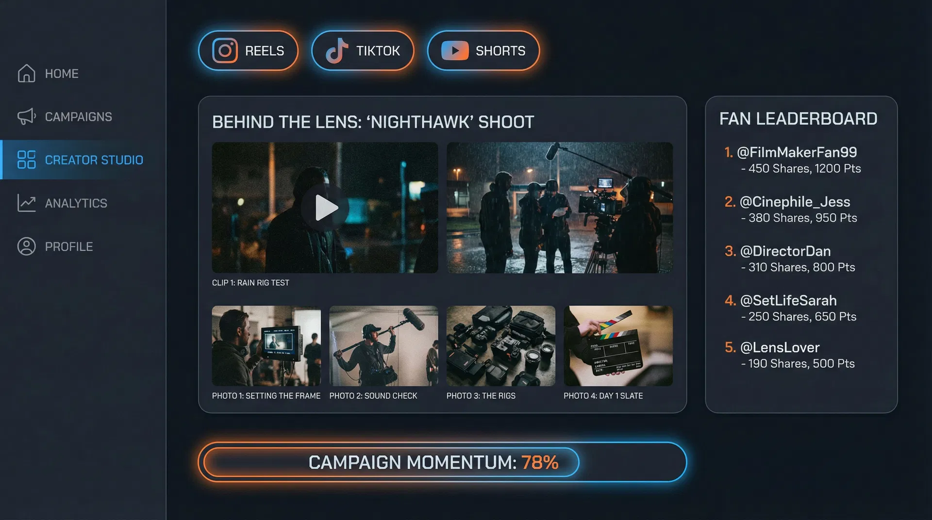 Behind-the-Scenes Content