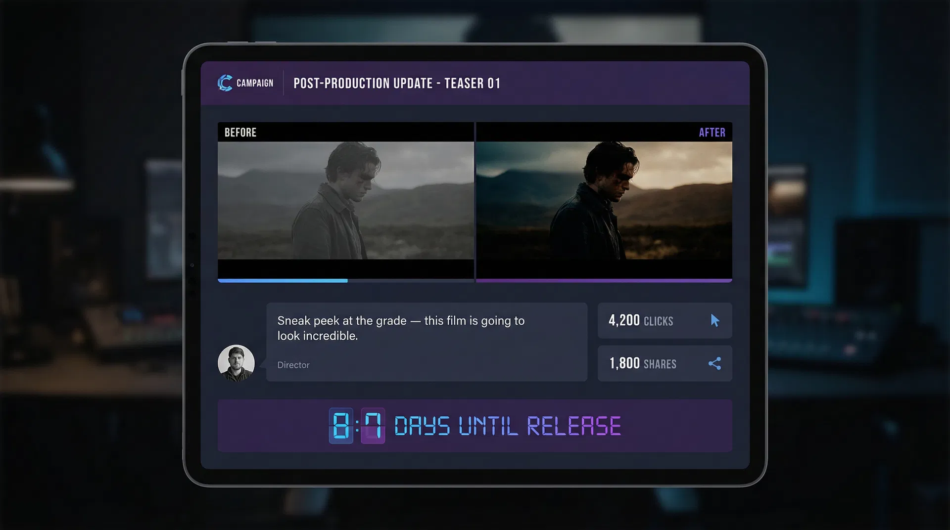 Post-Production Teasers