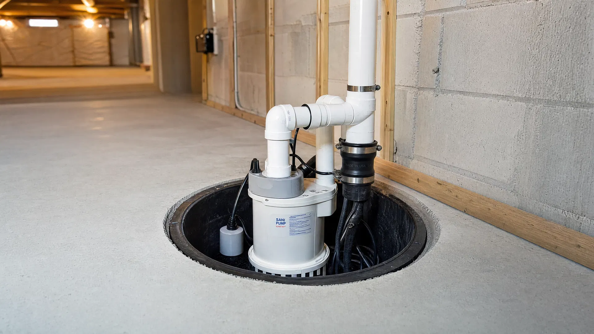 Professional sump pump installation in Mississauga