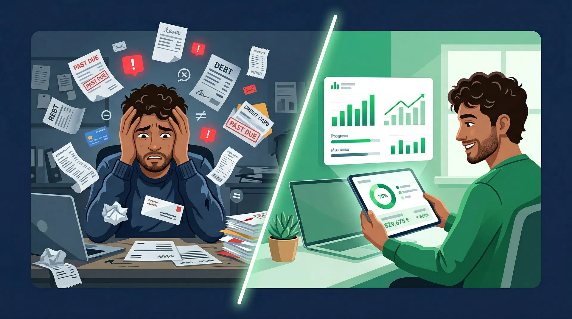 From financial stress to financial control