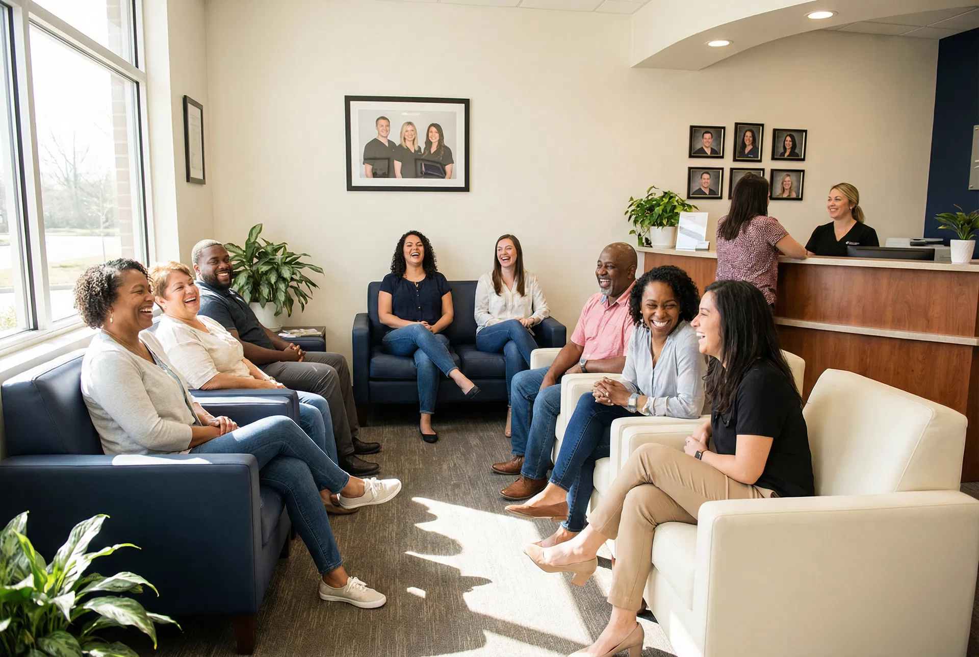 Happy patients at Churchville Dental Care — your family and emergency dentist in Churchville, MD