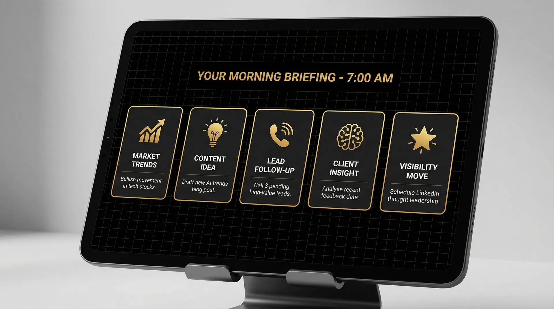 Morning Briefing Dashboard