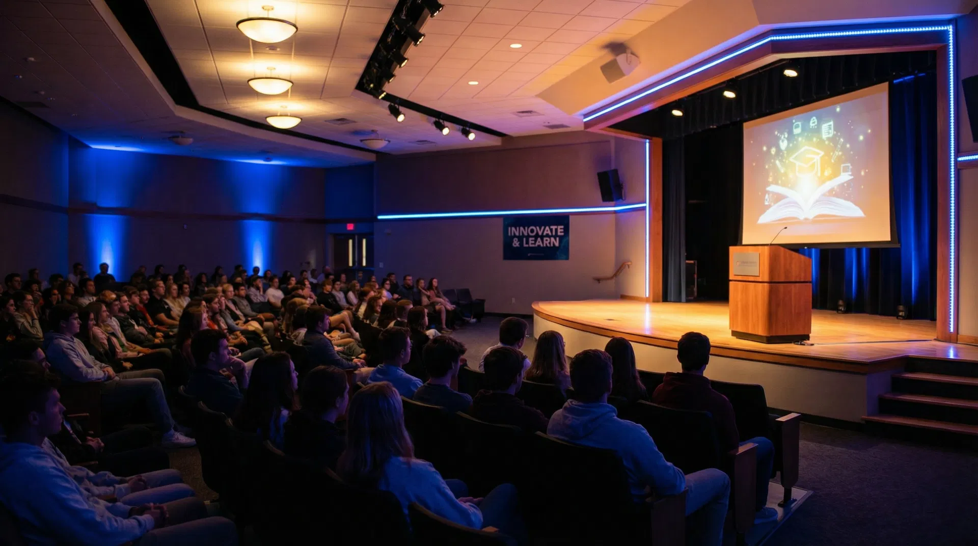 Speaking engagement with students