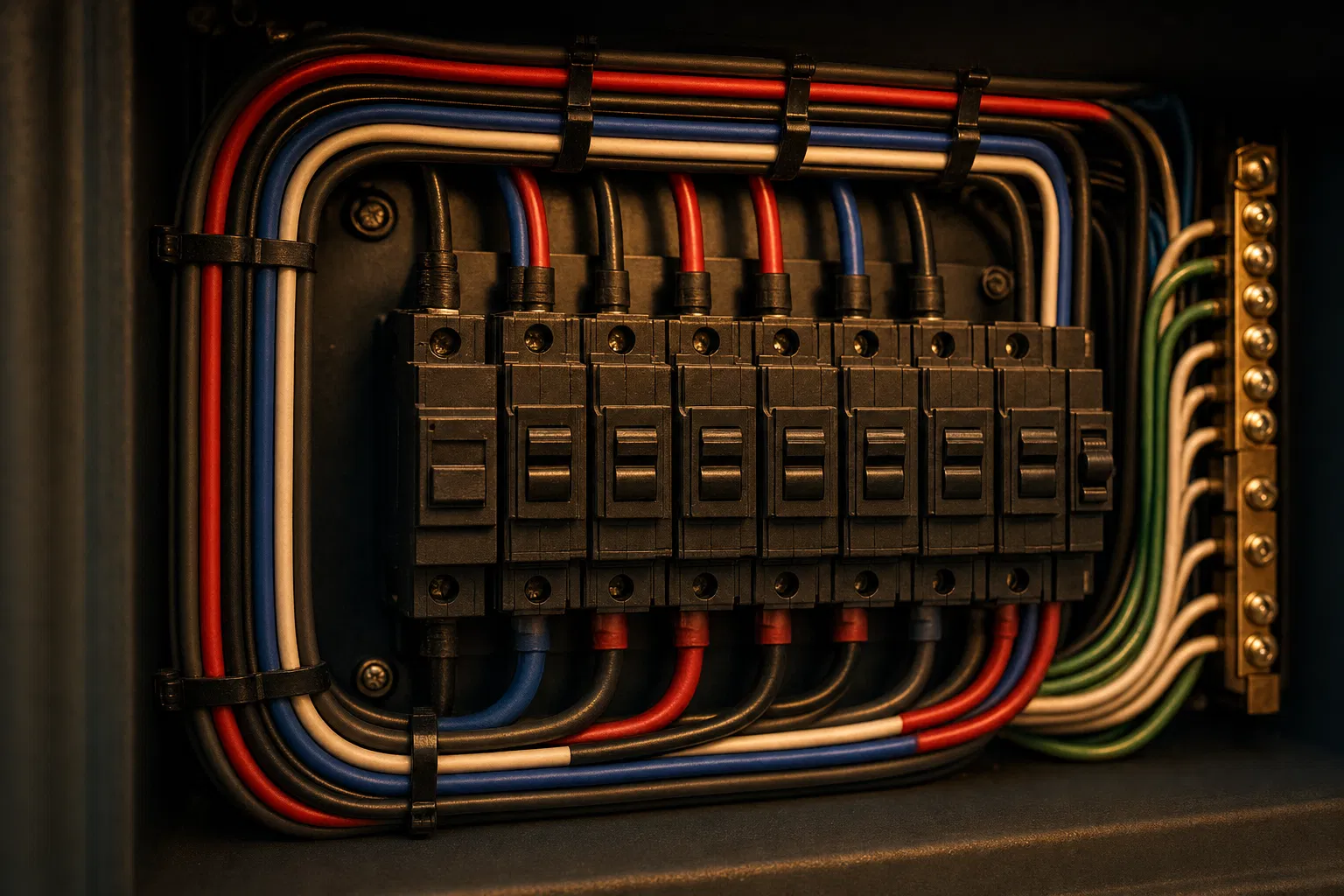 Professional electrical panel work
