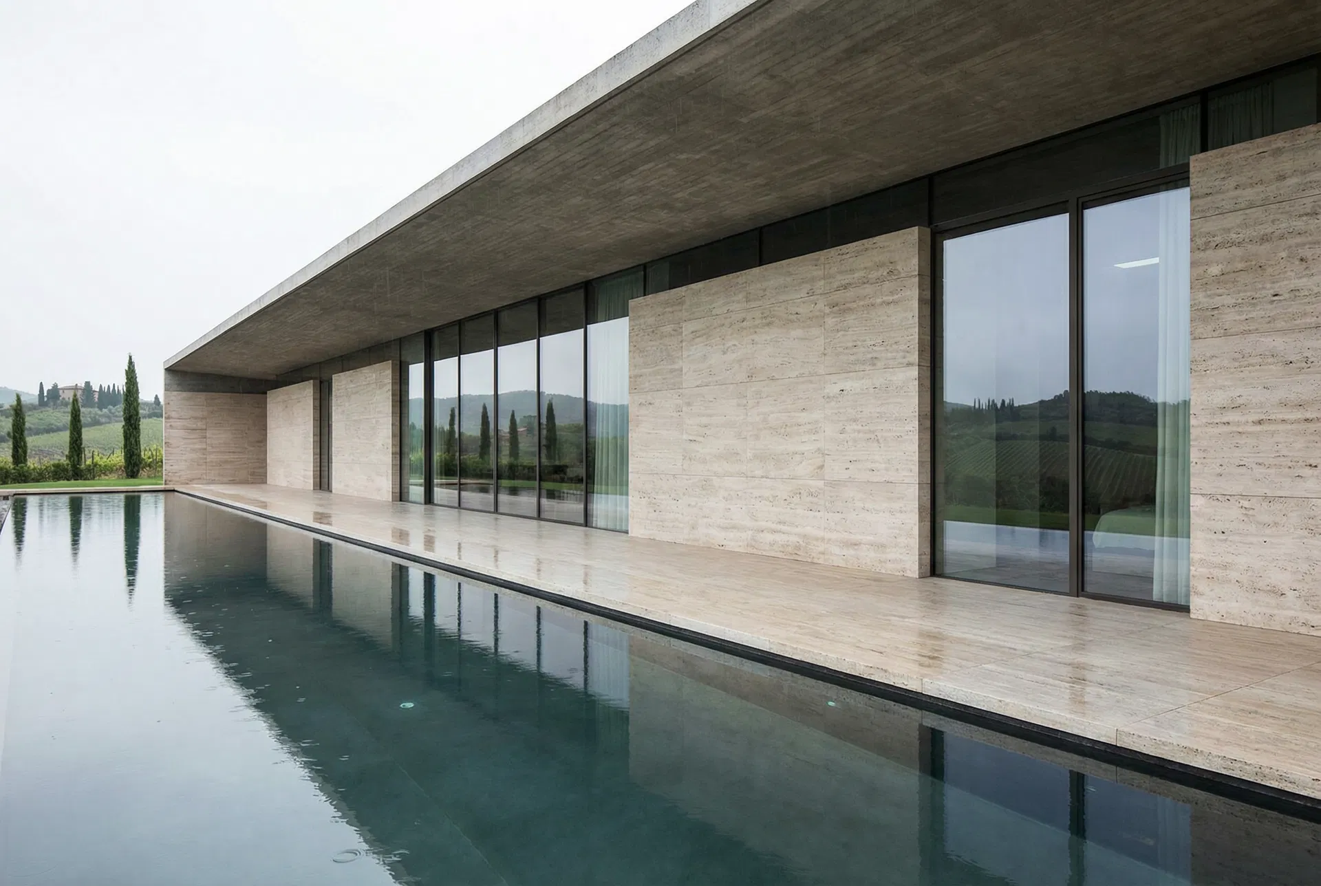 Villa Travertino, Val d'Orcia, Tuscany