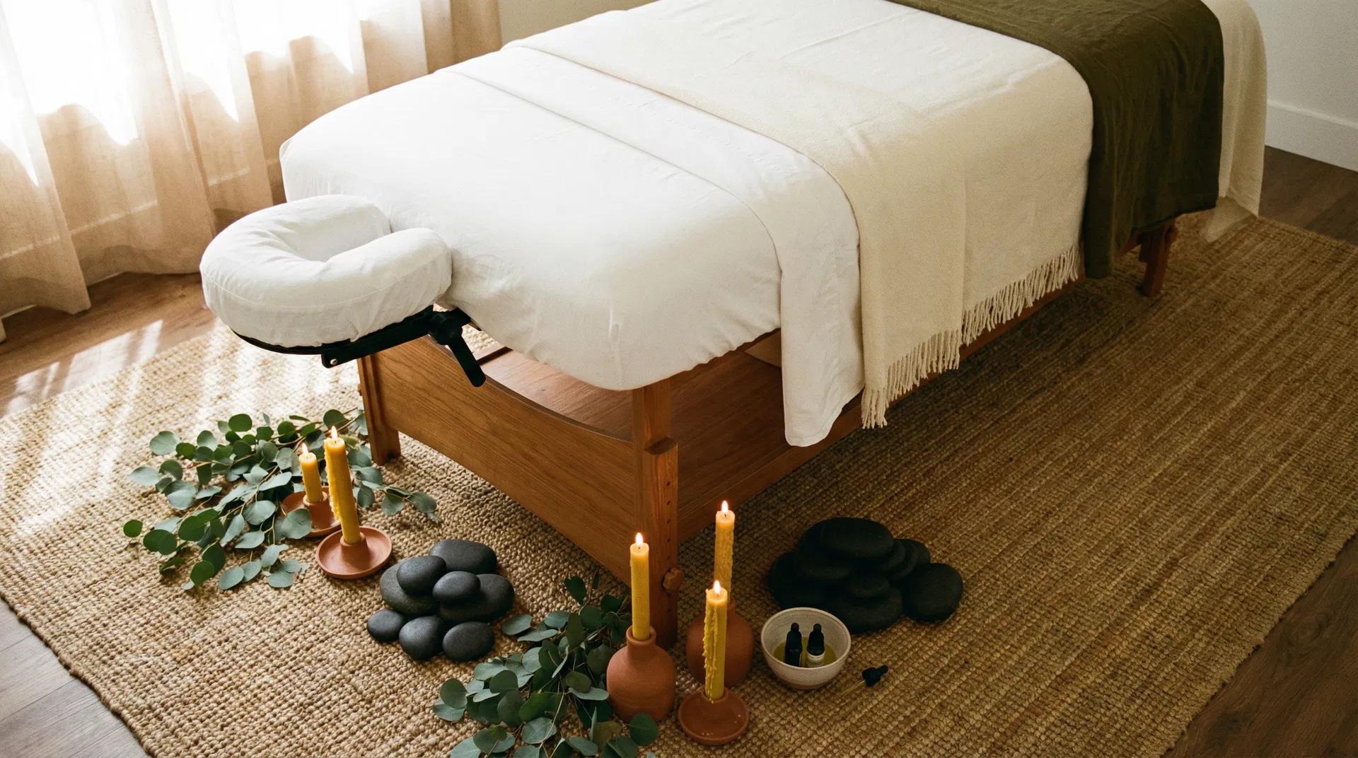 Spa Day atmosphere — healing and restoration