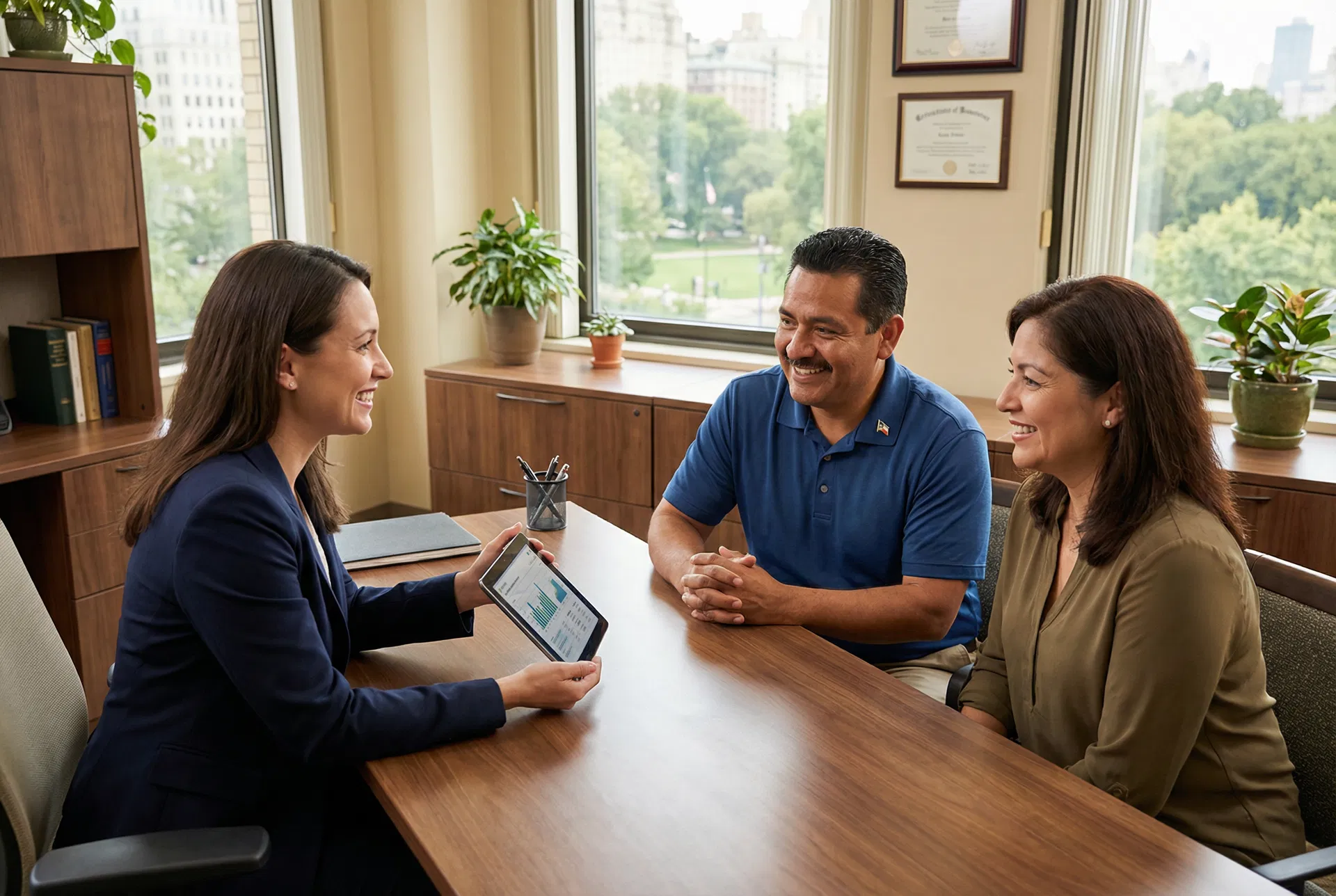 Consultation with veteran couple