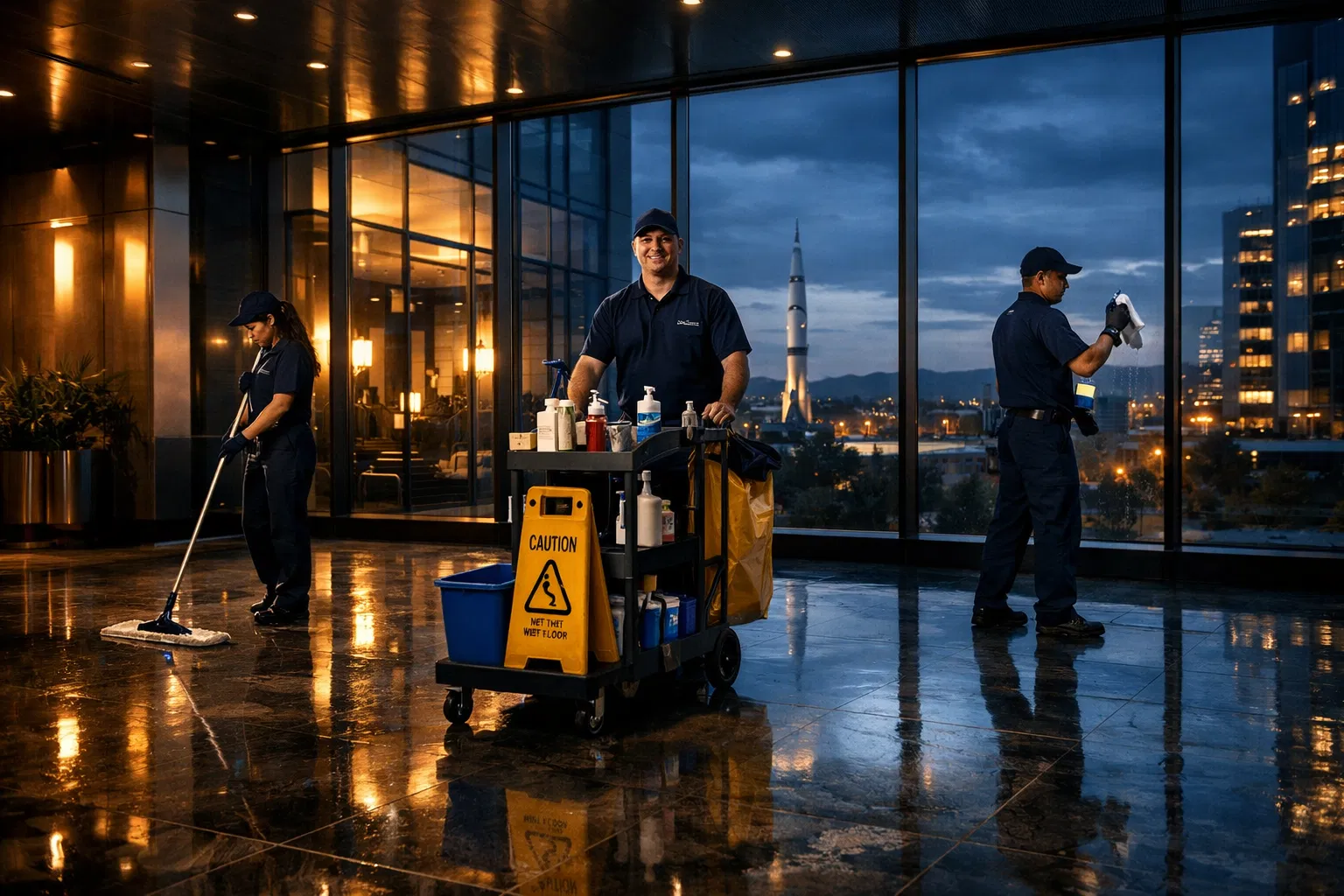 Professional cleaning team in Huntsville Alabama