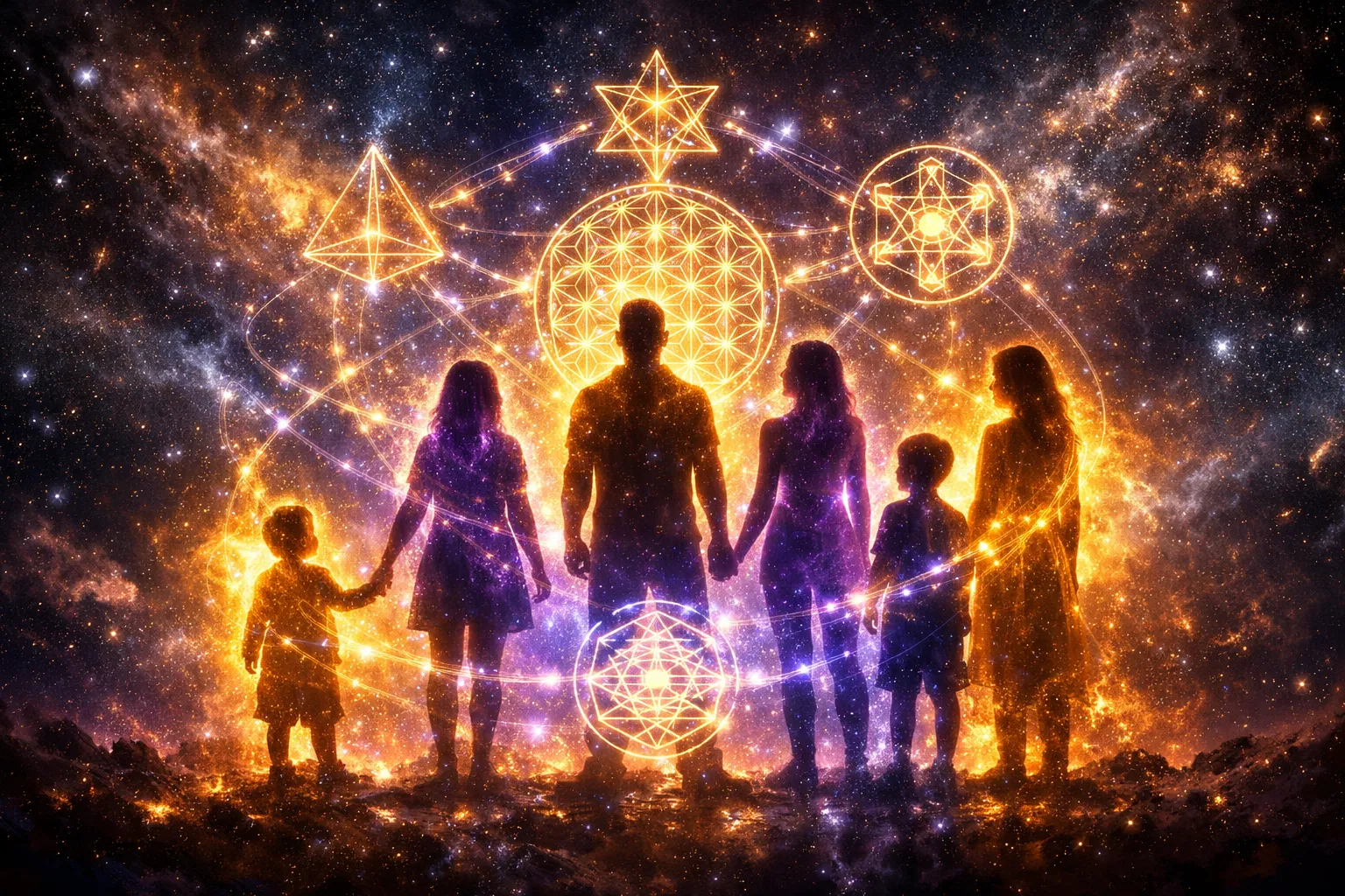 Soul family of awakened superhumans