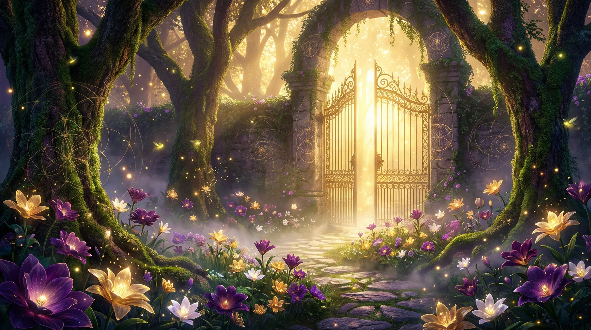 Sacred Garden — ethereal garden gateway