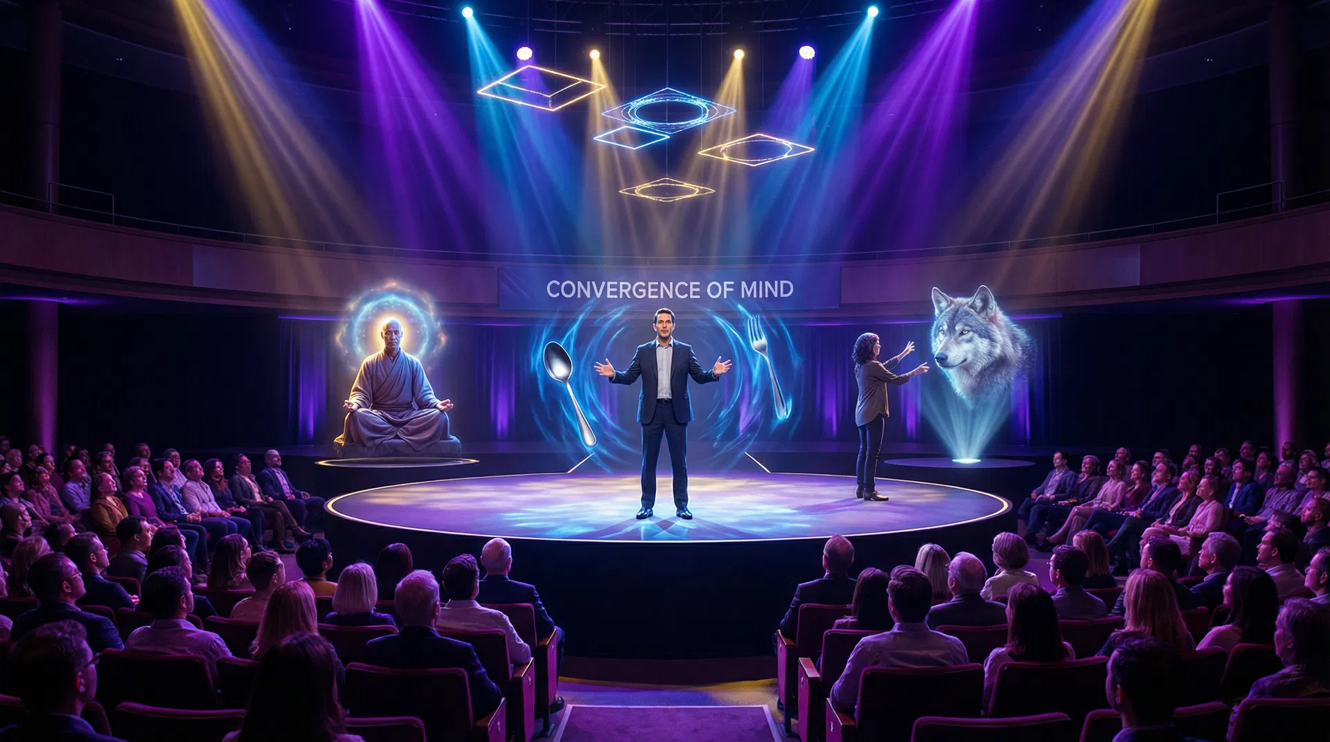 Superhuman abilities and consciousness activation showcase