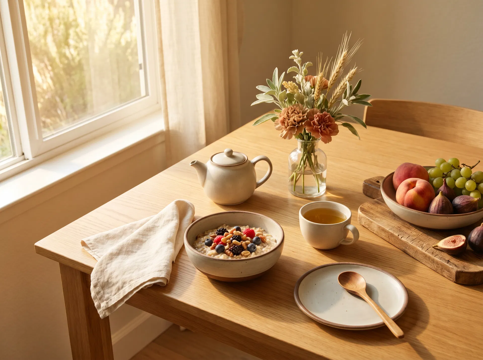 Fresh meal still life