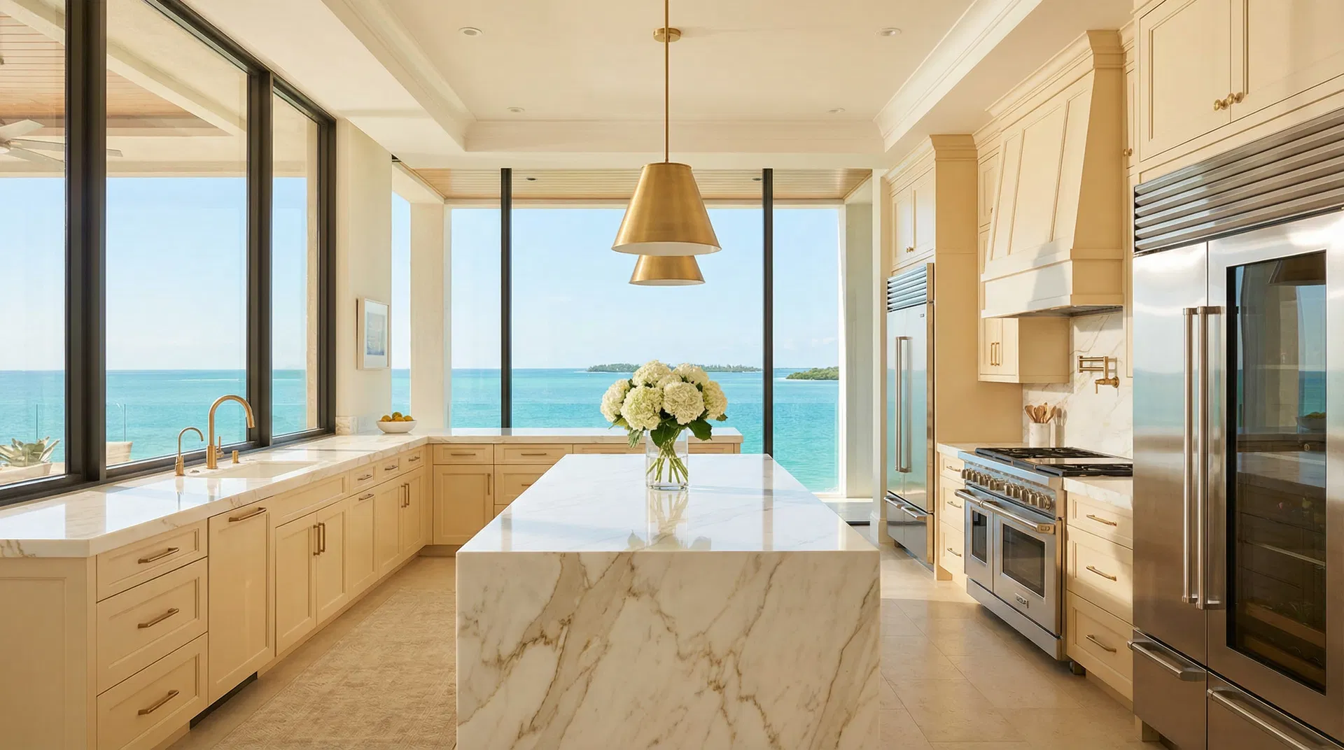 Moorings Beachfront Villa - Kitchen