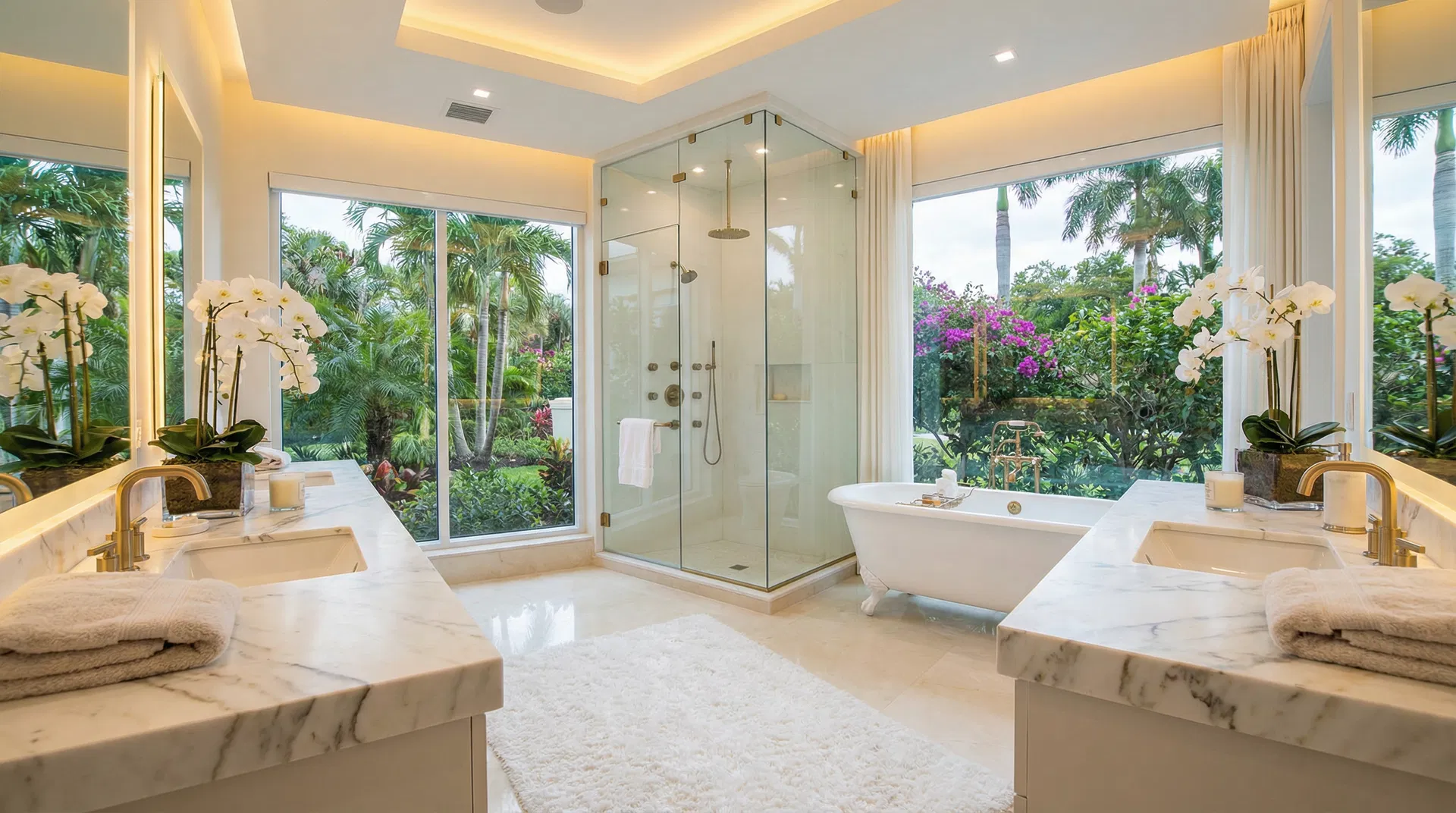 Moorings Beachfront Villa - Master Bath