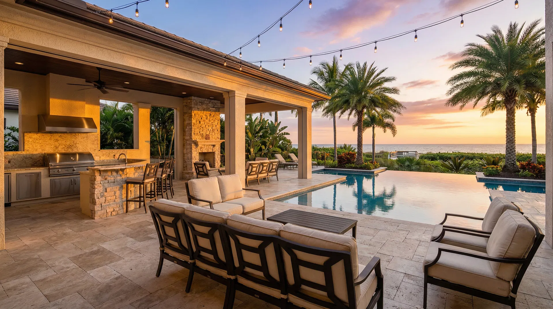 Moorings Beachfront Villa - Outdoor Living