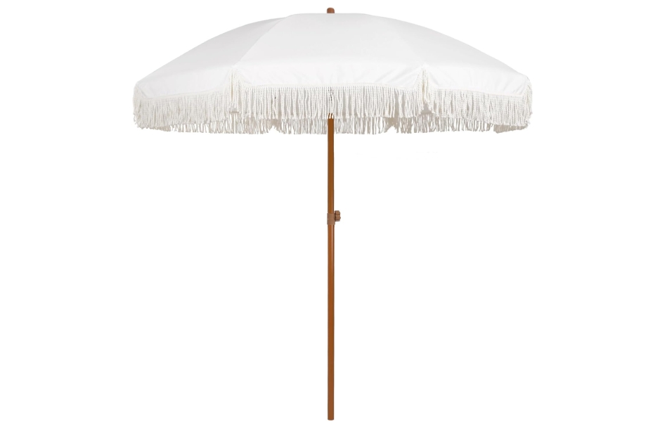 White Fringe umbrella
