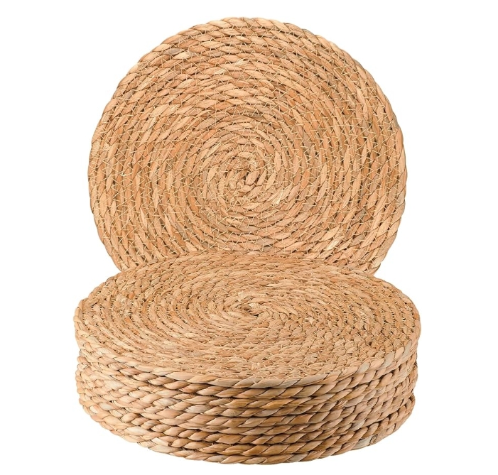 Boho Woven Hyacinth Placemat - Natural