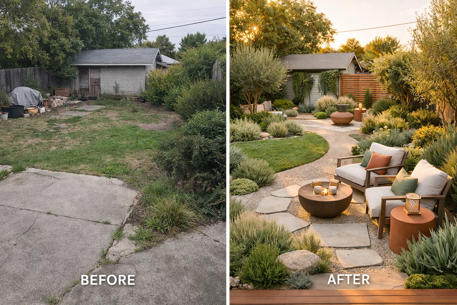 Garden transformation