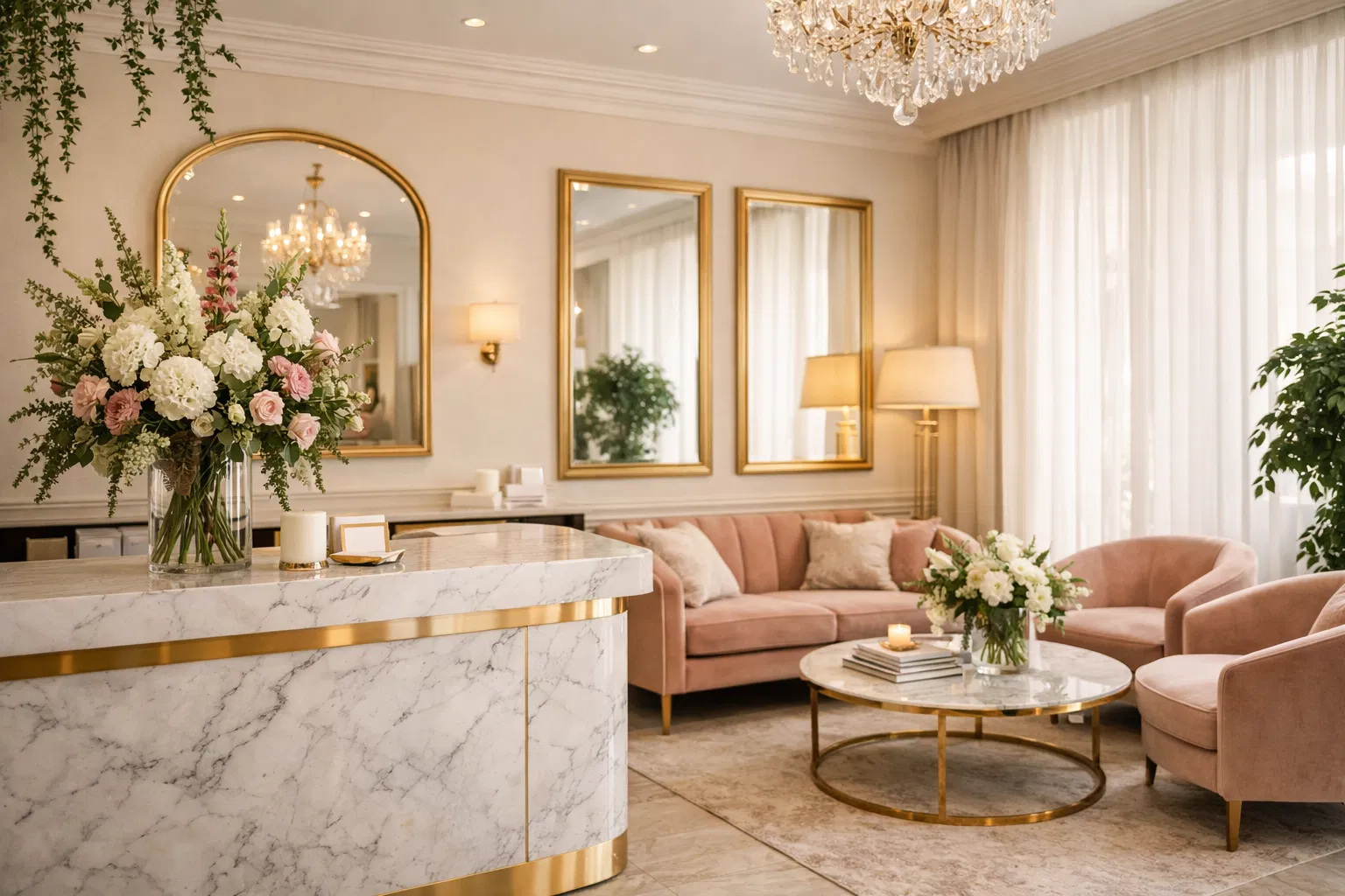 Lumière Beauty Salon reception