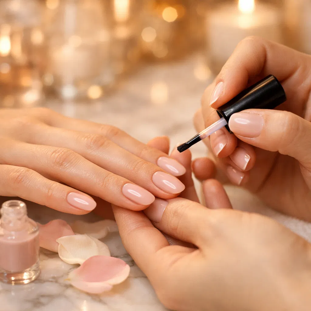 Luxury nail treatment at Lumière