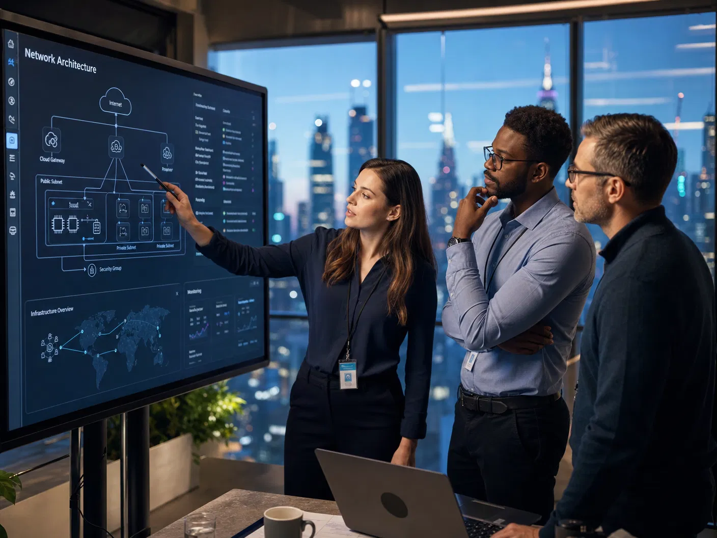 SolutionsHNB team collaborating on IT architecture