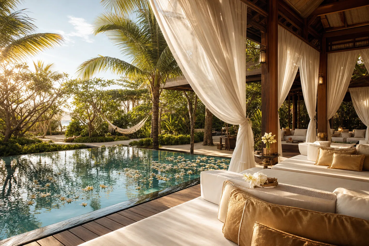 Eve Spas outdoor facilities