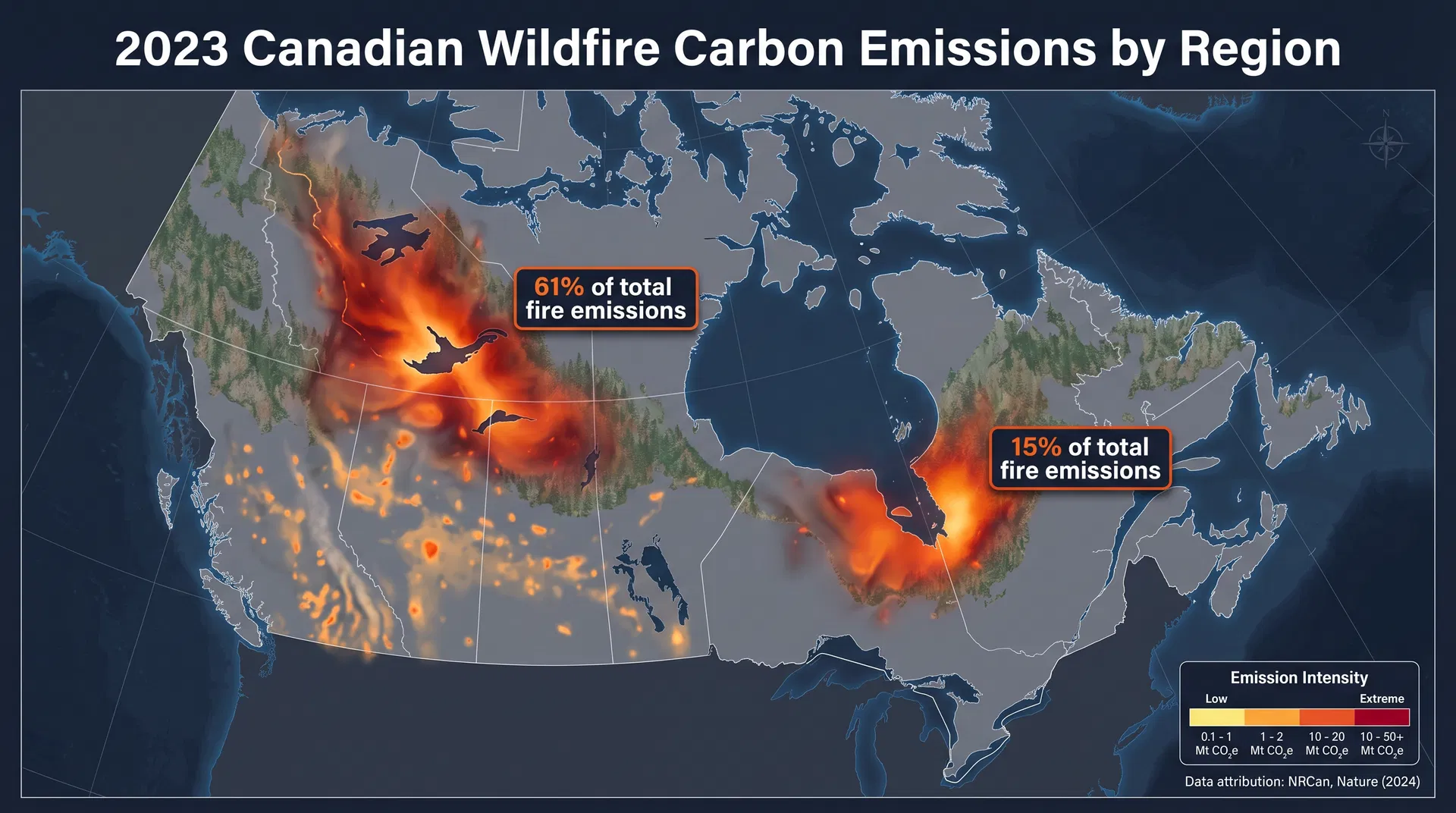 Regional Variations: Where the Carbon Was Released