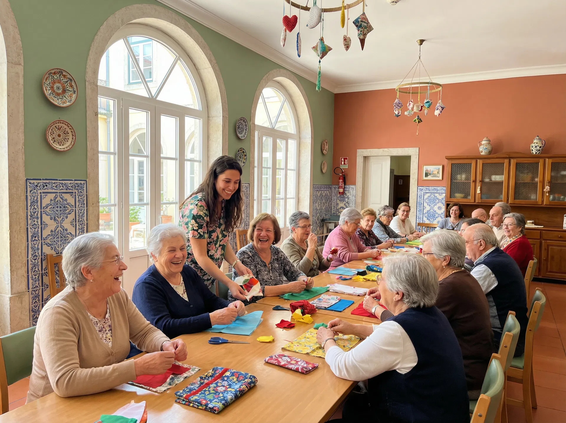 Atividades de animação na AMVA