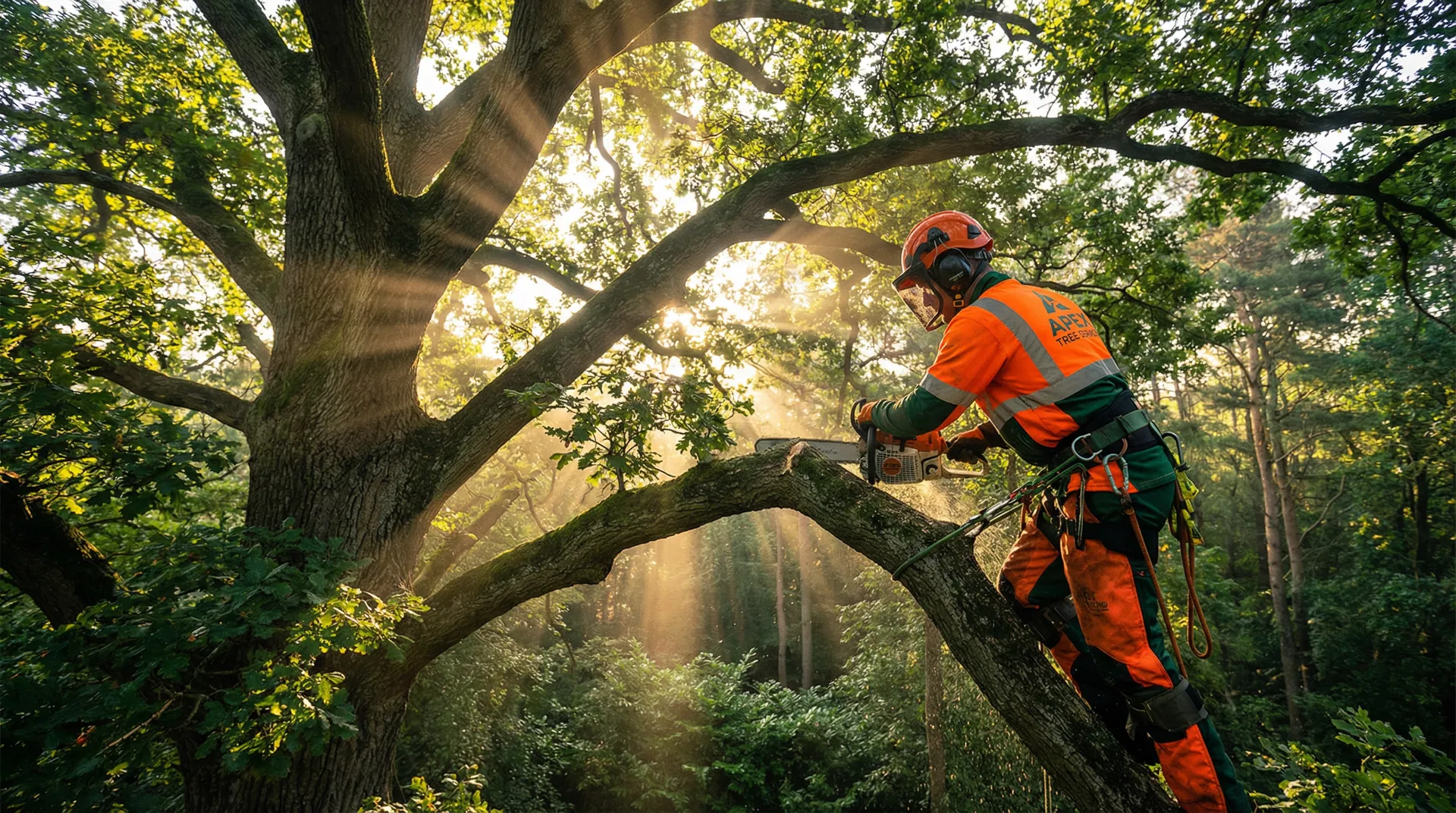 Expert Arborist at Work