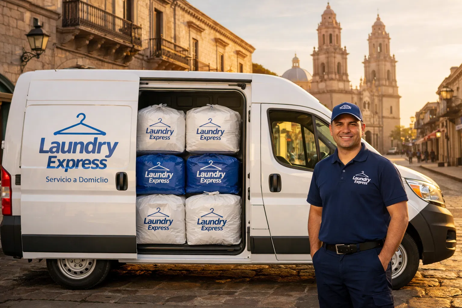 Ruta de entrega de lavandería en Morelia