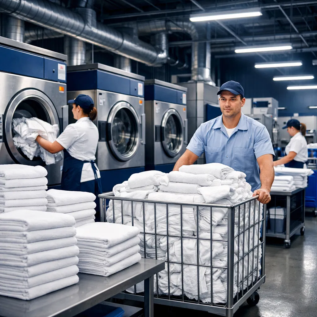 Servicio industrial de lavandería para hoteles y restaurantes en Morelia