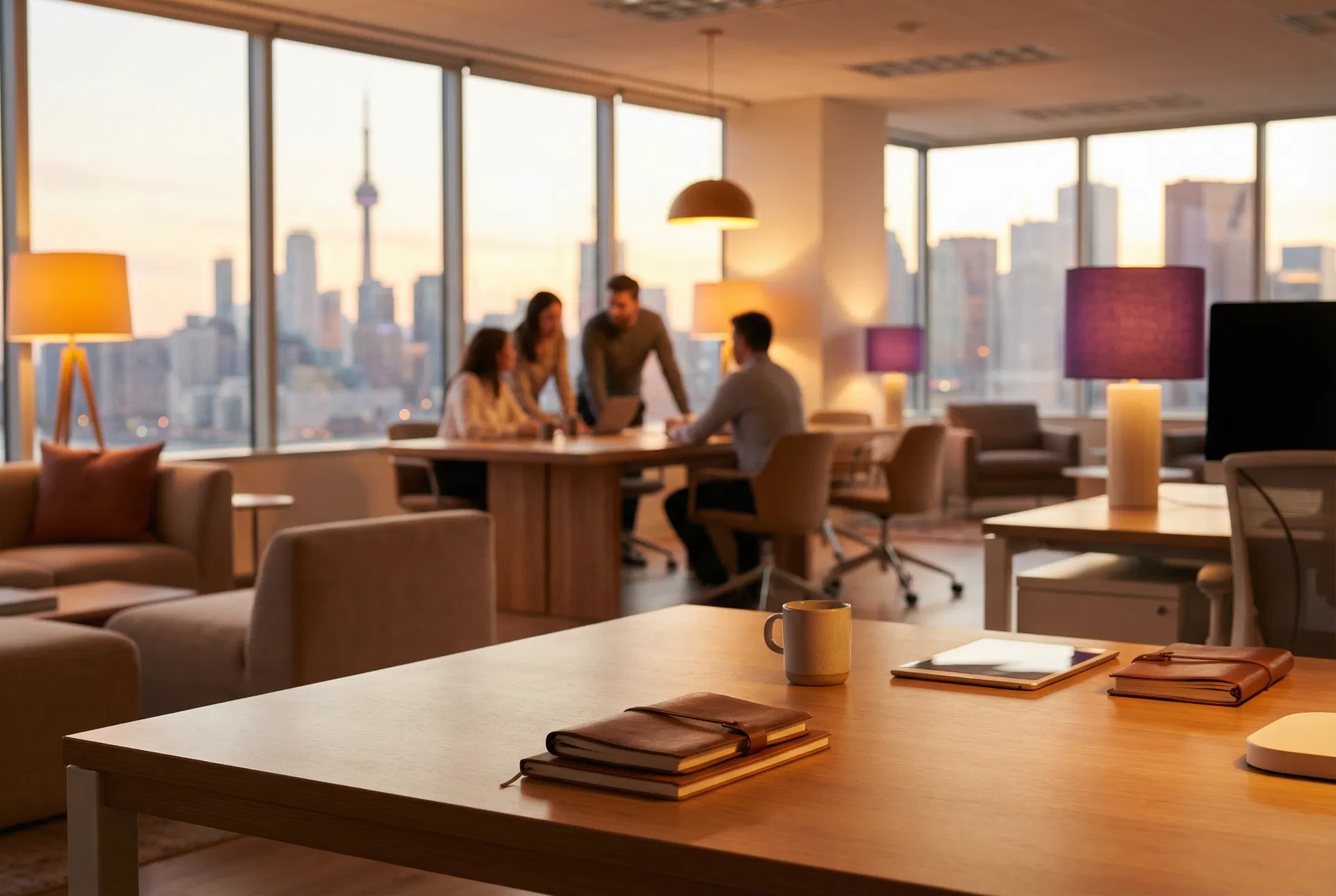 Majestic Marketing team at work in Toronto office