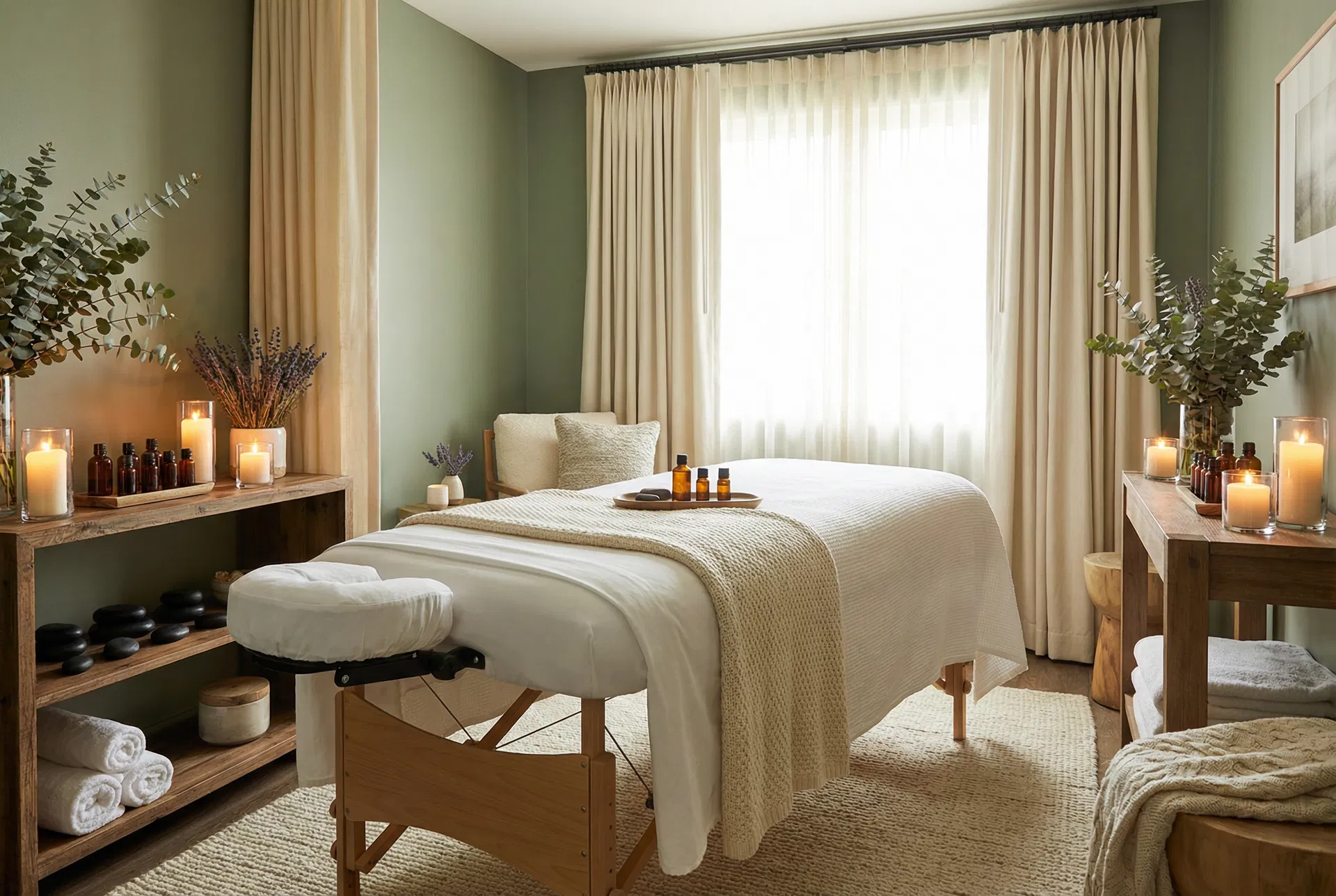 Ambiente de massoterapia