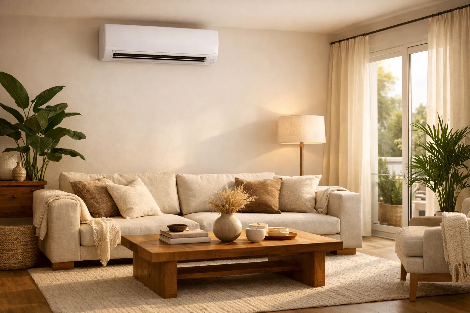 Sala com ar condicionado instalado pela AFS Climatização