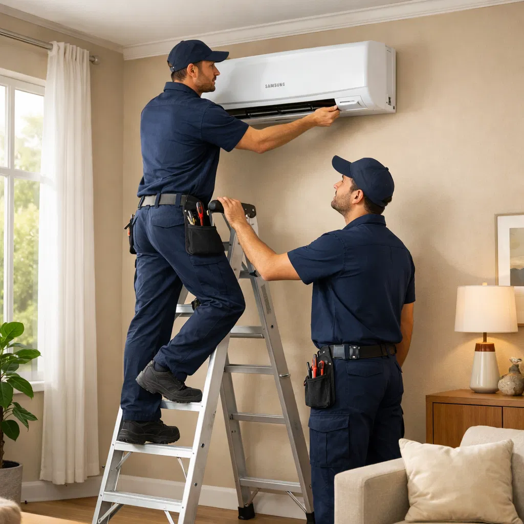 Instalação de ar condicionado